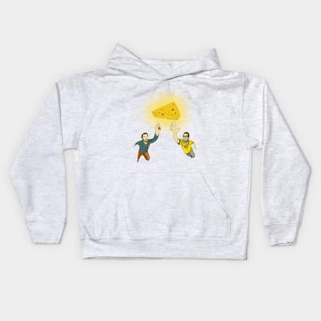 Seize the Cheese Tees Kids Hoodie by SractheNinja